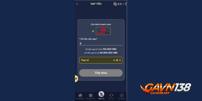 nap tien gavn138 tong hop cac hinh thuc giao dich