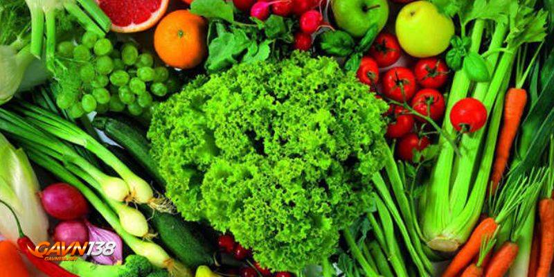 thuc an ga da rau cu qua